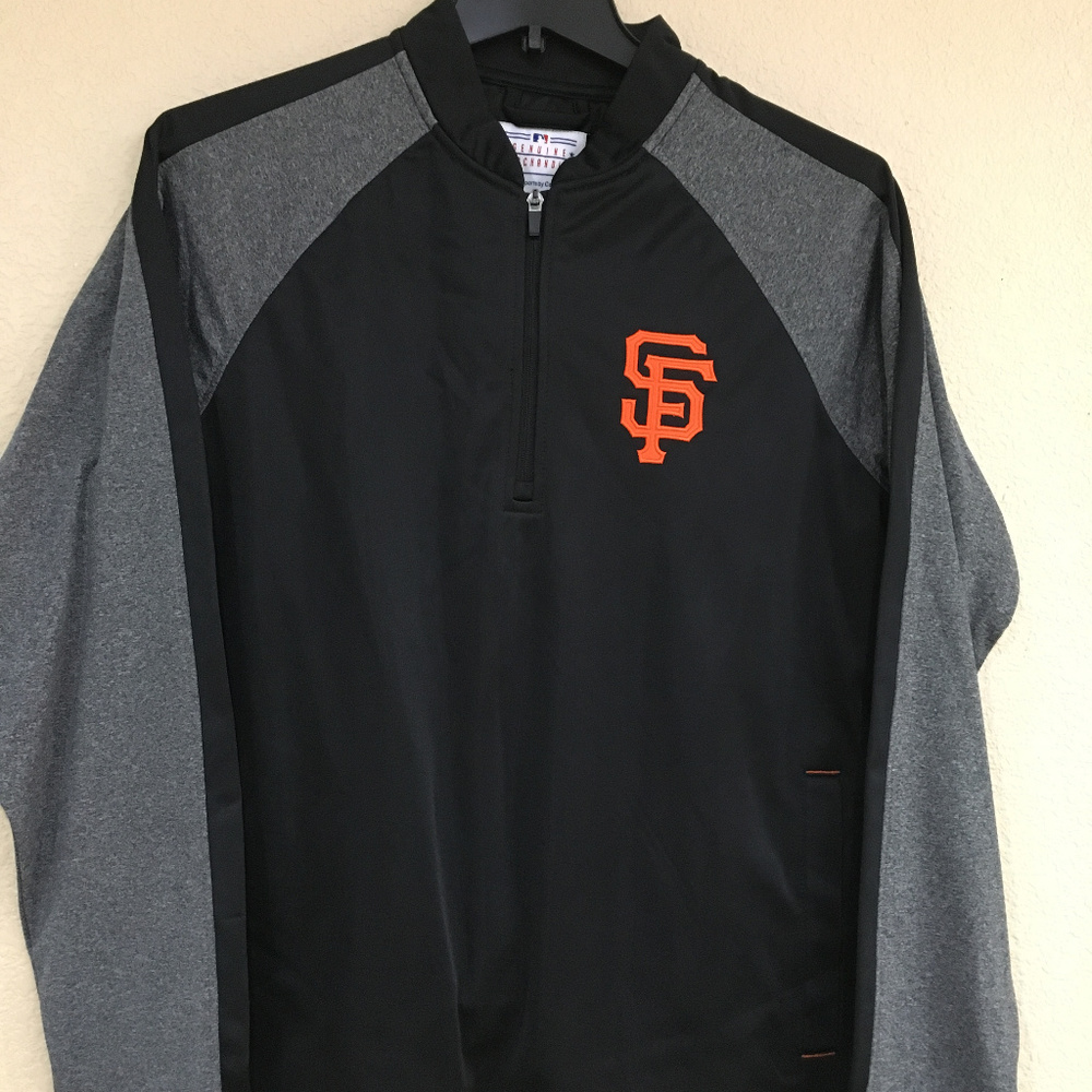 San Francisco GIANTS MenHalf Zip Pullover by G-III